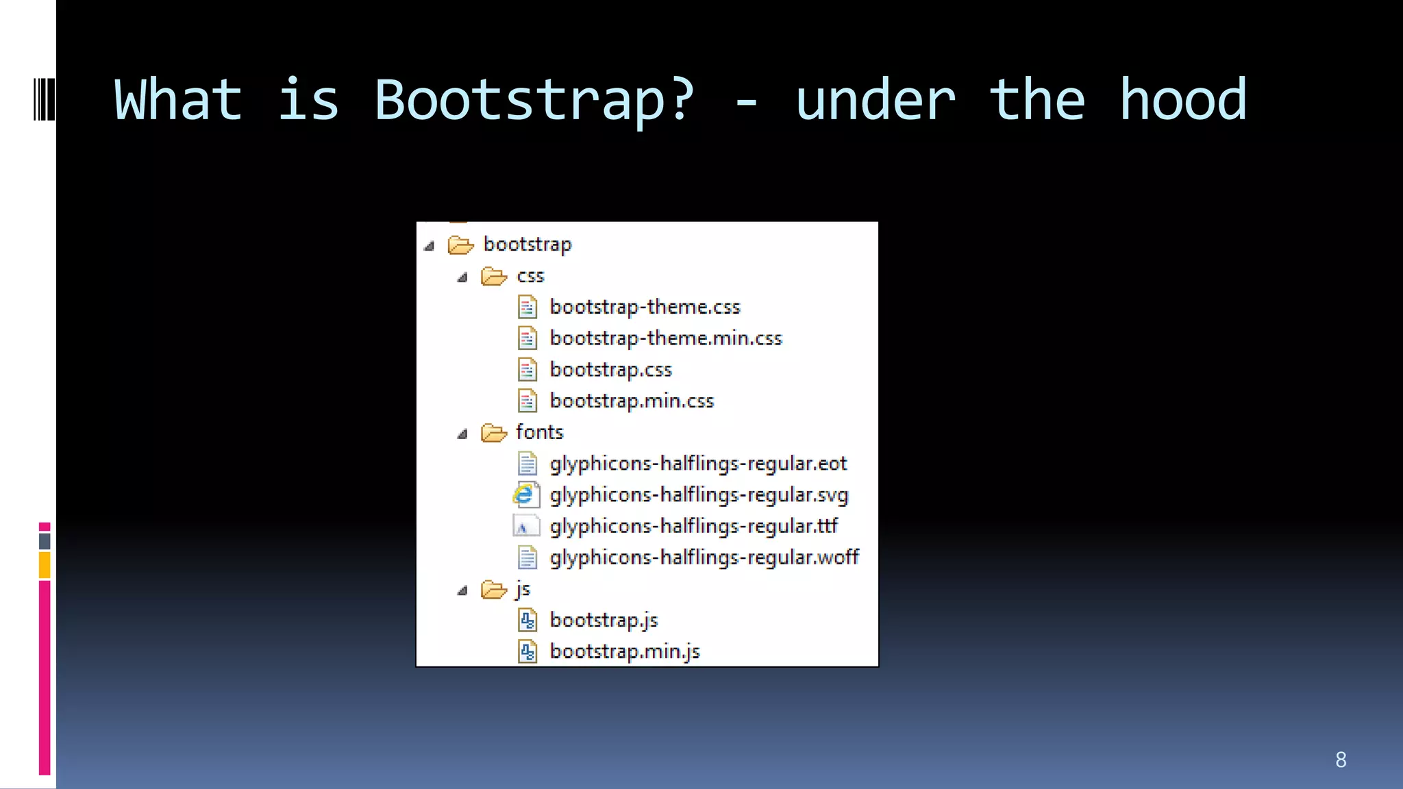 What is Bootstrap? - under the hood
8
 