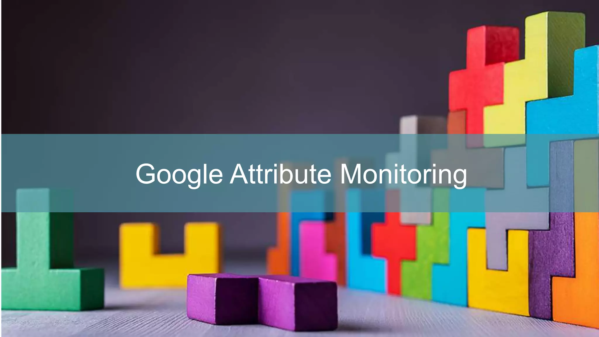 Google Attribute Monitoring
 