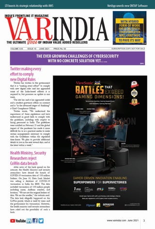 E-magazine June - 2021 Issue