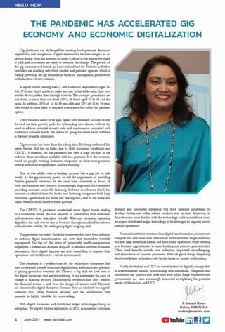 E-magazine June - 2021 Issue