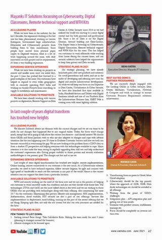 E-magazine June - 2021 Issue