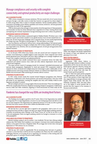 E-magazine June - 2021 Issue