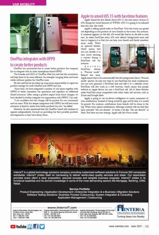 E-magazine June - 2021 Issue