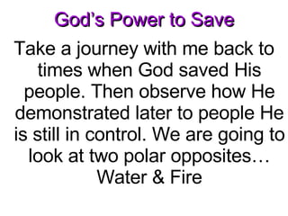 God’s Power to Save ,[object Object]