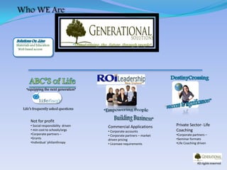 June Presentation Overview