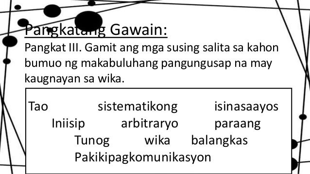 Magbigay Ng Limang Salita Na May Kaugnayan Sa Salitang Wika - katayuan