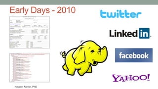 Early Days - 2010
Naveen Ashish, PhD
 