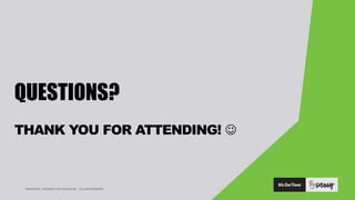 CONFIDENTIAL. COPYRIGHT © 2015 GODADDY INC. ALL RIGHTS RESERVED.
QUESTIONS?
THANK YOU FOR ATTENDING! 
 