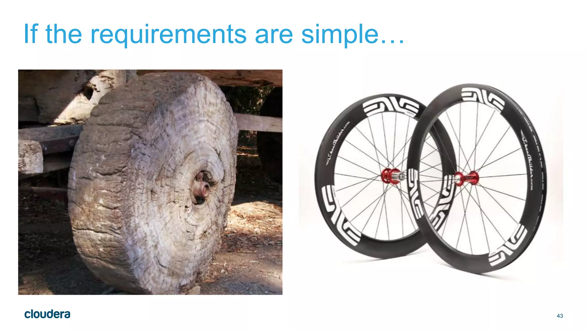 43
If the requirements are simple…
 