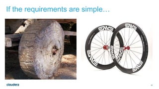 43
If the requirements are simple…
 