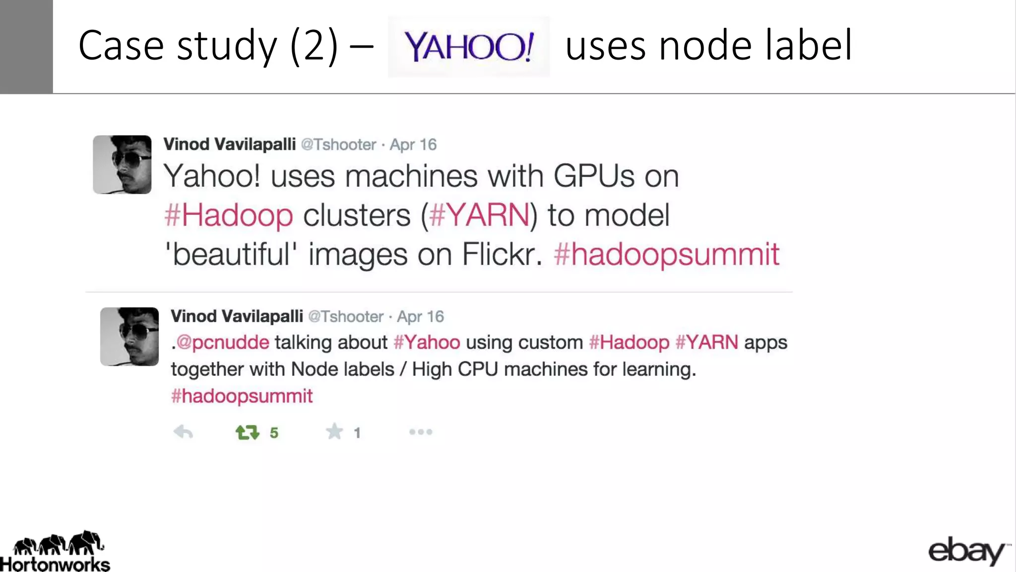 Case study (2) – uses node label
 