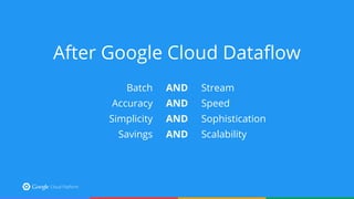 Unify Stream and Batch Processing using Dataflow, a Portable ...