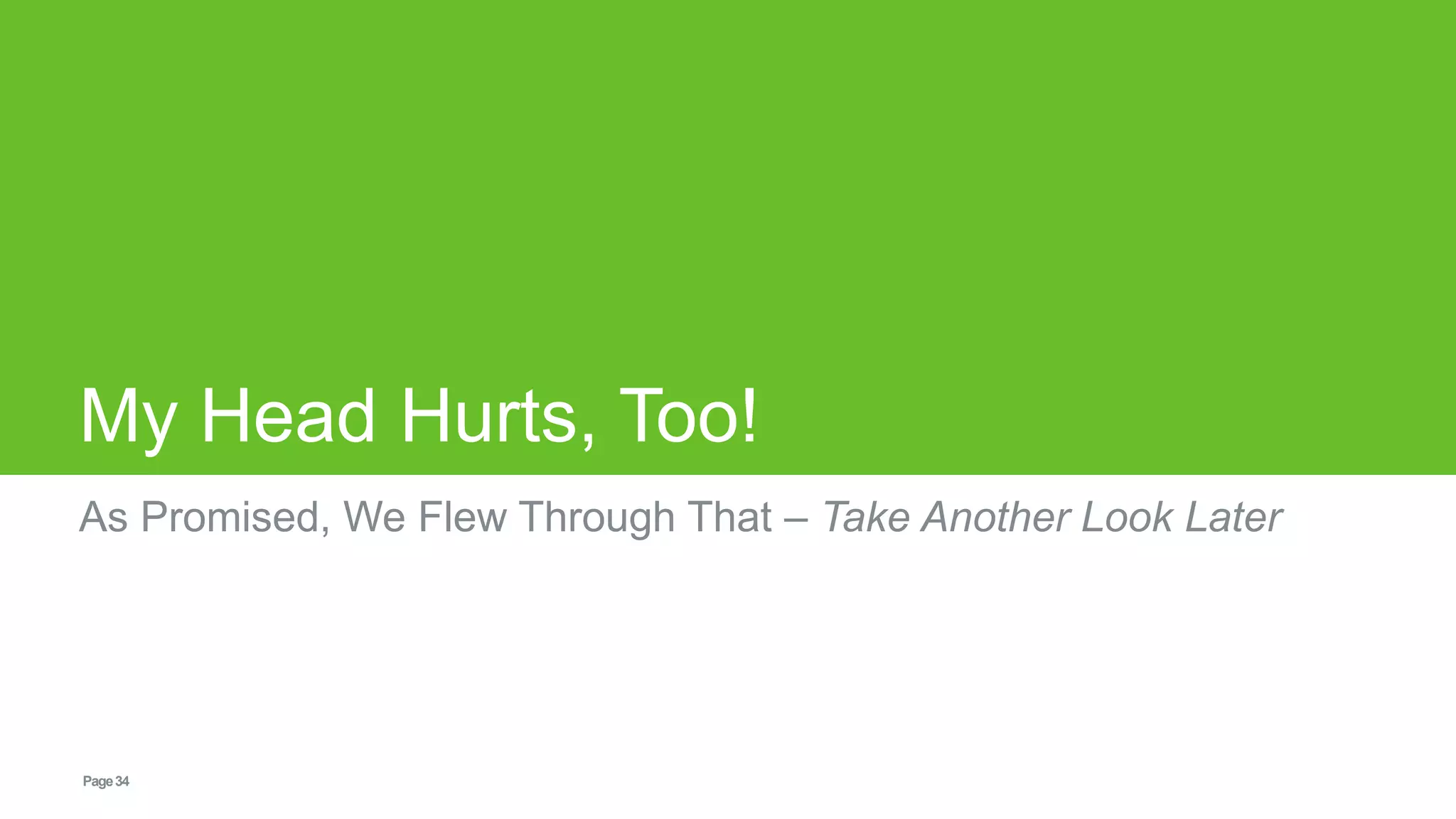 Page34
My Head Hurts, Too!
As Promised, We Flew Through That – Take Another Look Later
 