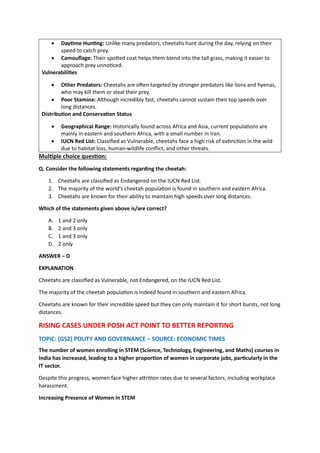 PRATHAM (Long-Term Test Series)-EKAM IAS | PDF