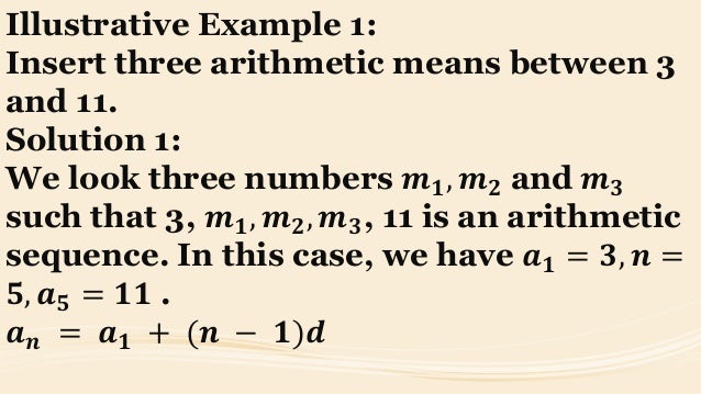 arithmetic means