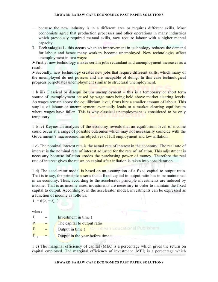 economics unit 3 economies of