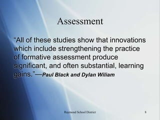 If we want student achievement to improve, what must we change?The adults’ learning experience-Time to ponder, plan and produceThe students’ classroom experience- Instructional Focus