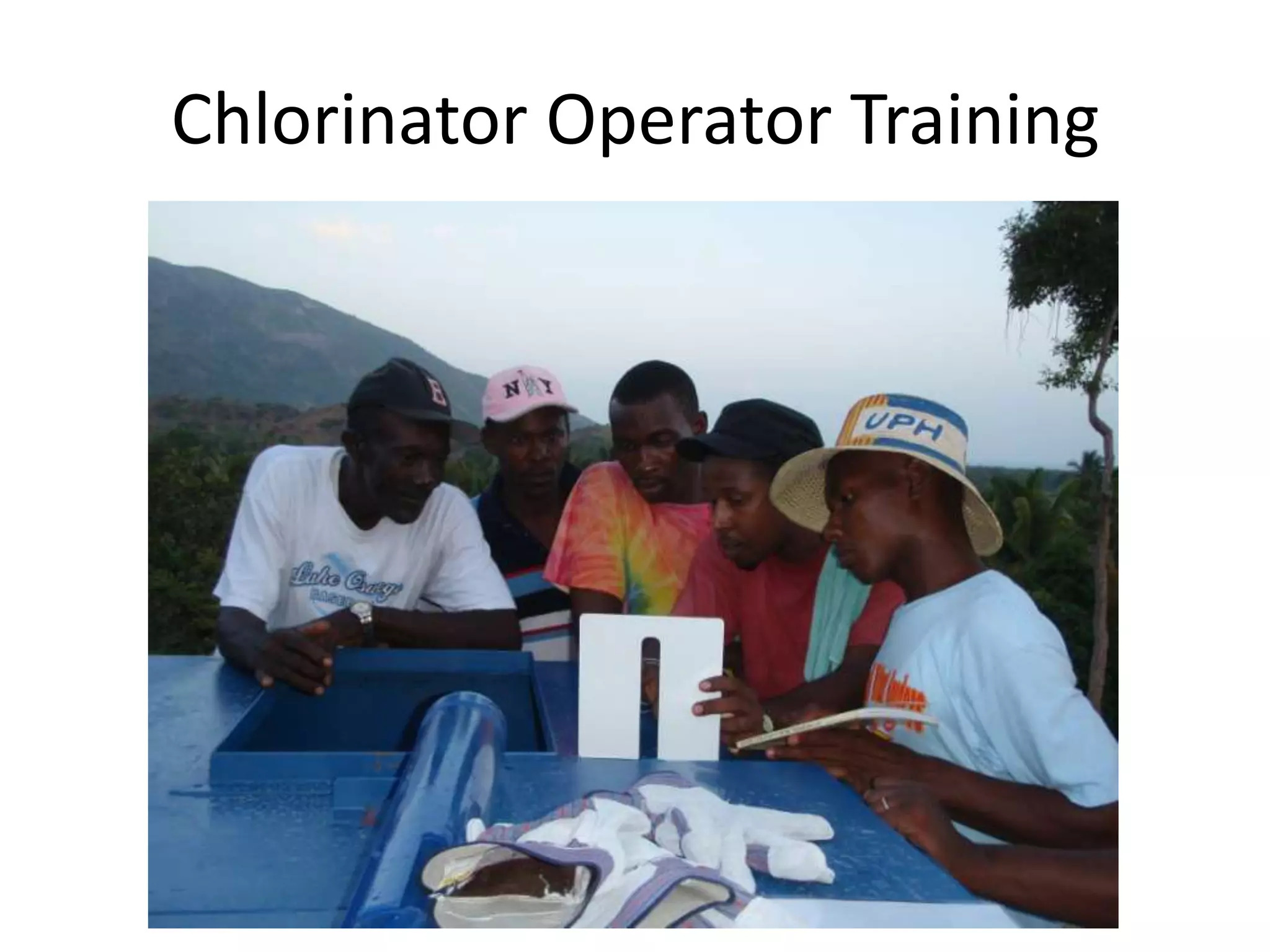 Chlorinator Operator Training