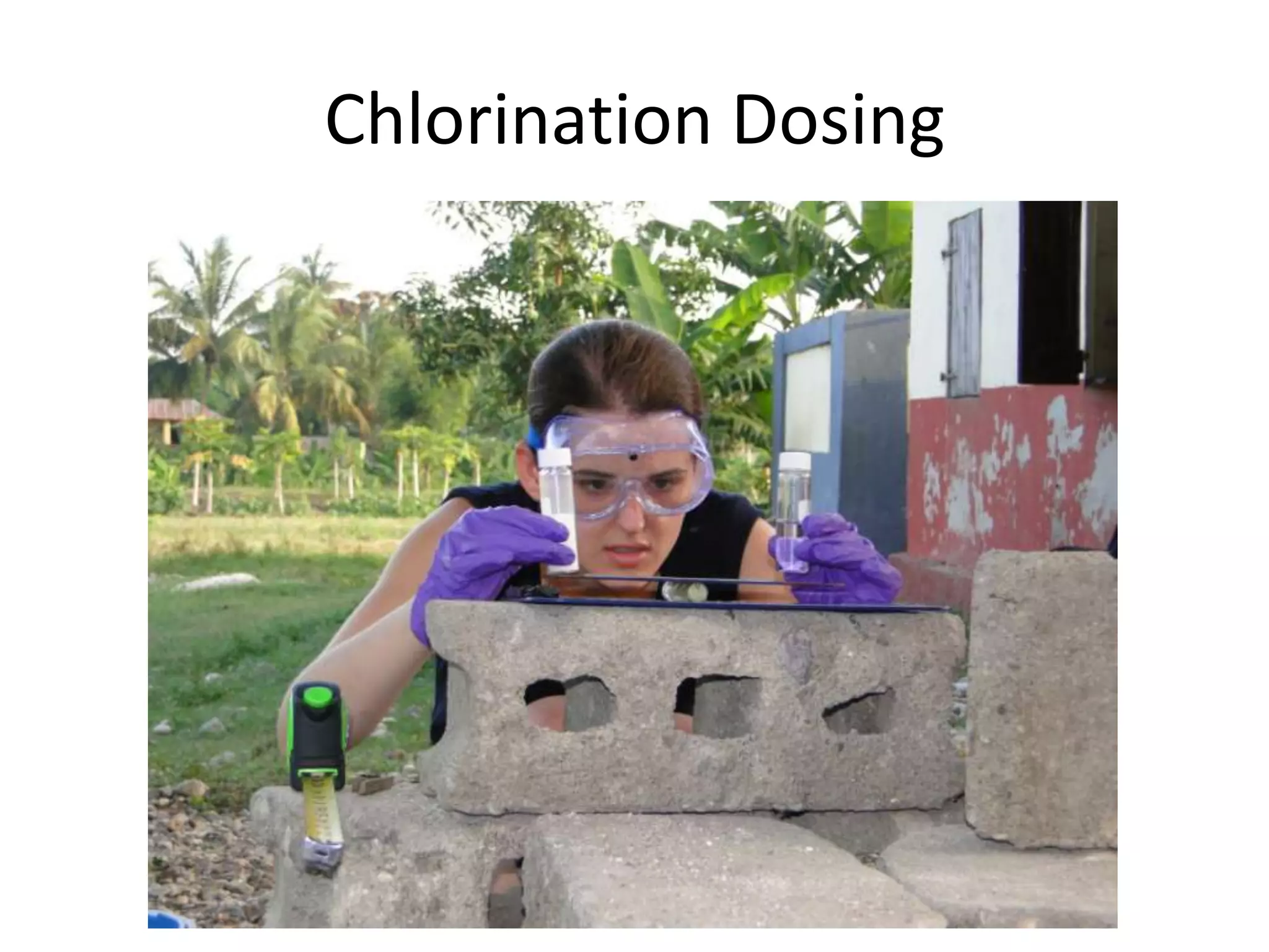 Chlorination Dosing