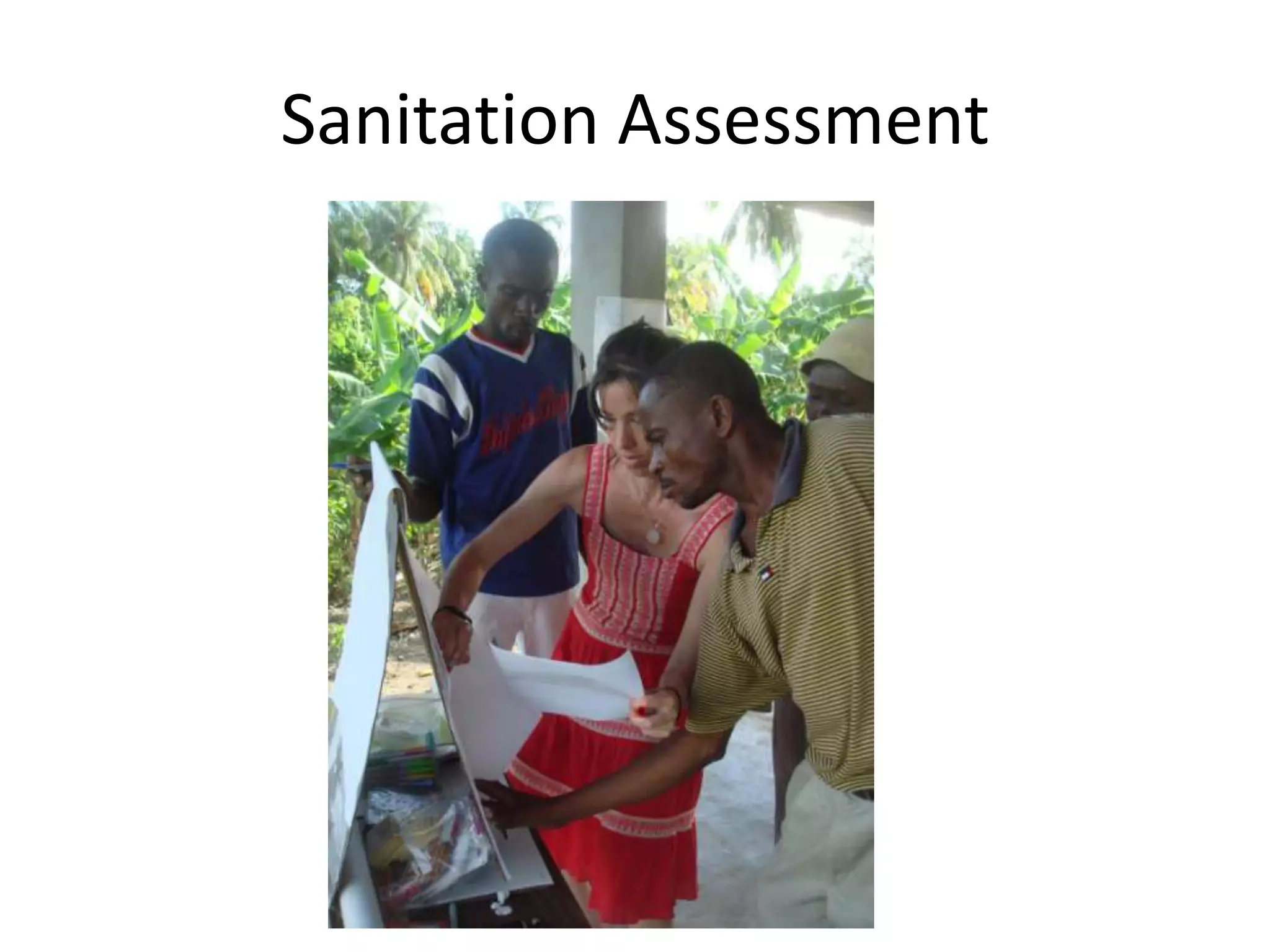 Sanitation Assessment