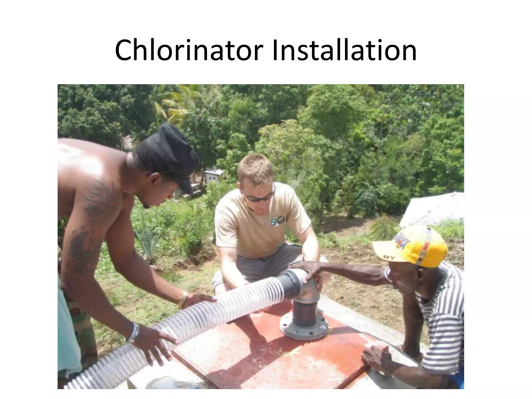 Chlorinator Installation