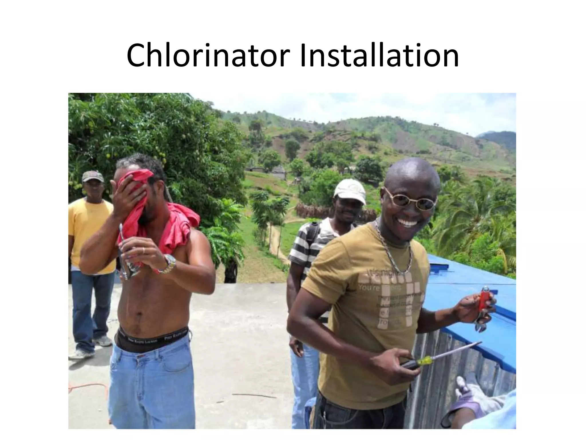 Chlorinator Installation