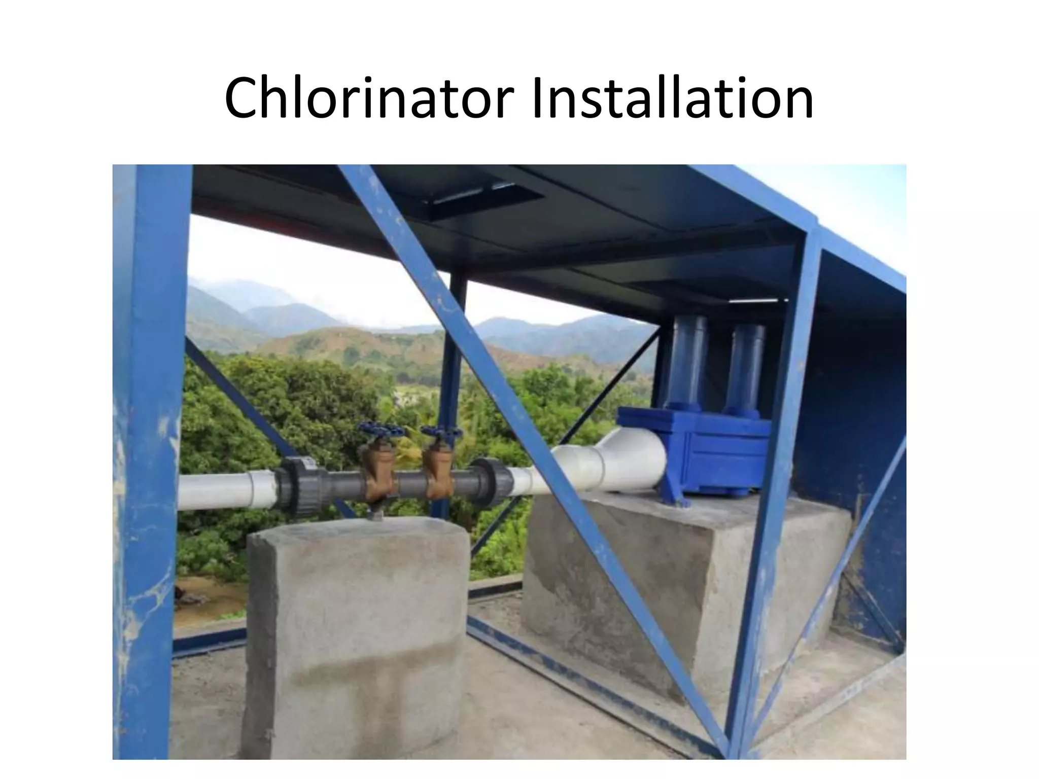 Chlorinator Installation