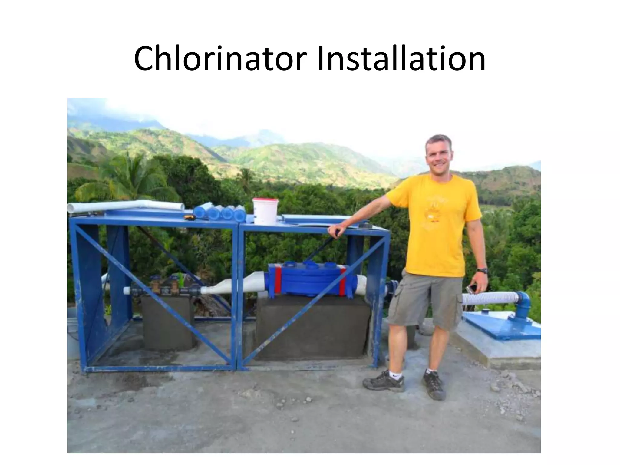 Chlorinator Installation