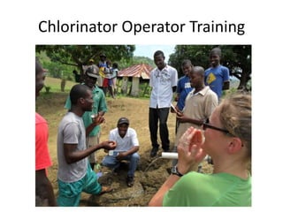 Chlorinator Operator Training