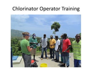 Chlorinator Operator Training