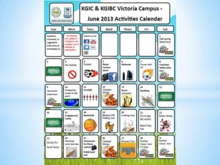KGIC Victoria - June 2013