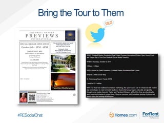 Bring the Tour toThem
 