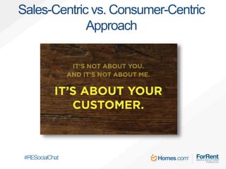 Sales-Centric vs. Consumer-Centric
Approach
 