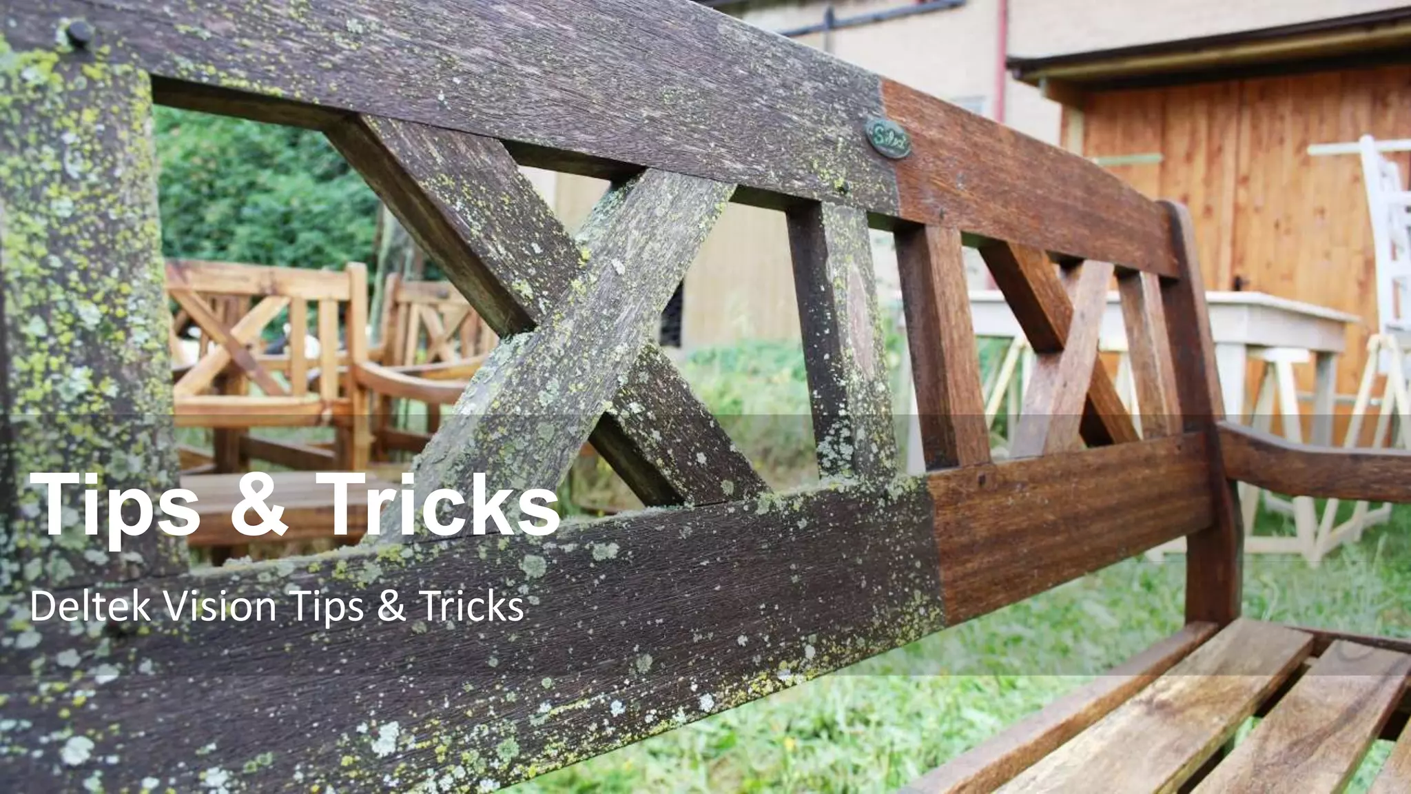 Tips & Tricks
Deltek Vision Tips & Tricks
 