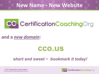 New Name - New Website
and a new domain:
cco.us
short and sweet ~ bookmark it today!
 