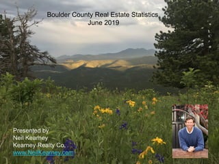 Boulder County Real Estate Statistics
June 2019
 