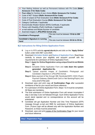Ugc Reference Number June 2020 ugc net complete information bulletin | PDF