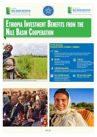 Ethiopia Investment Benefits from the
Nile Basin Cooperation
JUNE 2022
 