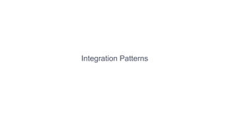 Integration Patterns
 