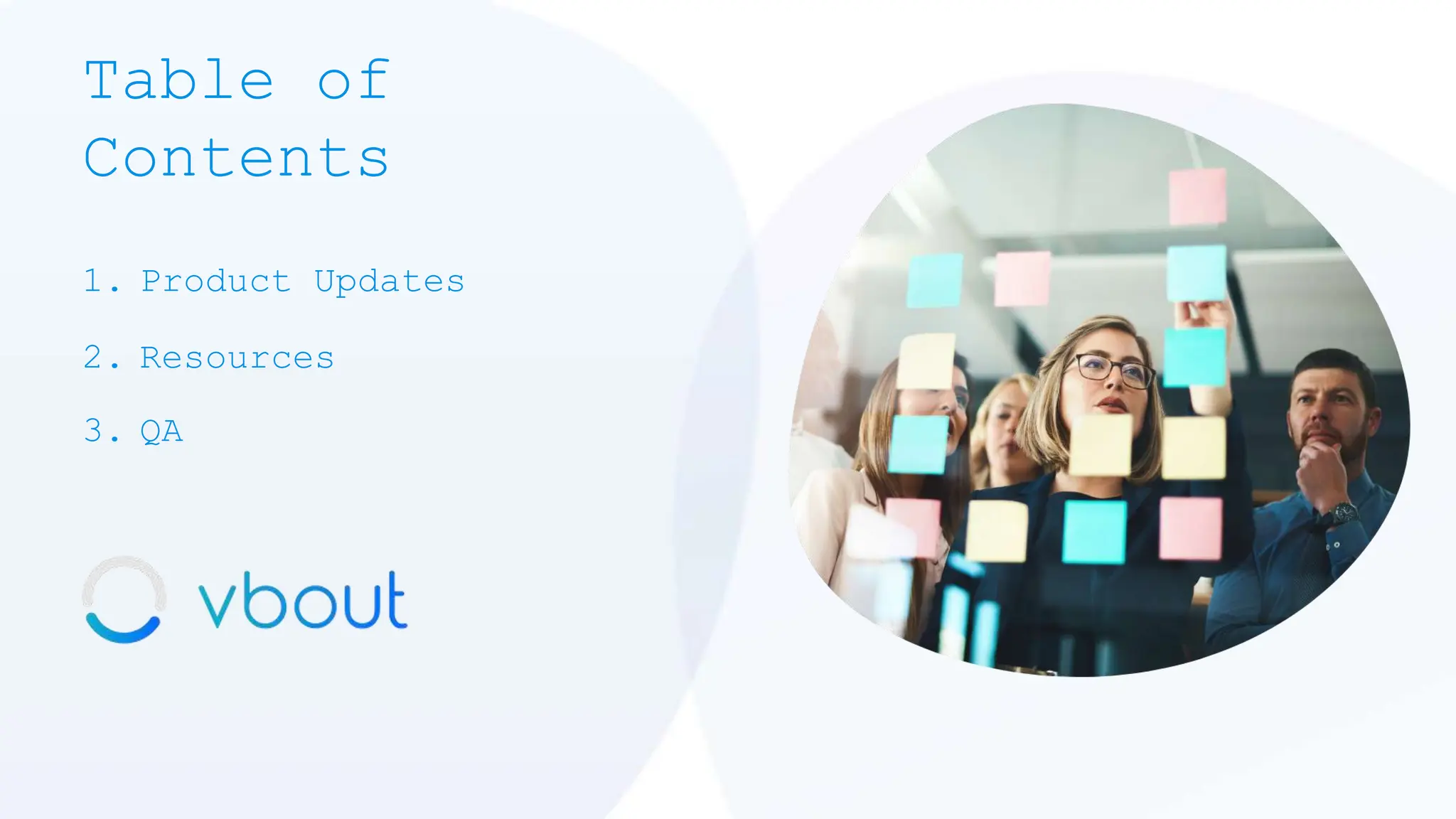 Table of
Contents
1. Product Updates
2. Resources
3. QA