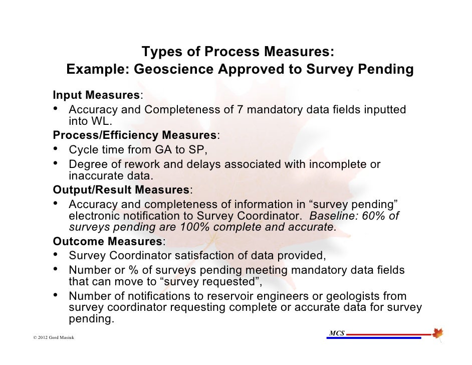 June 21 2012 Process Performance Metrics Presentation