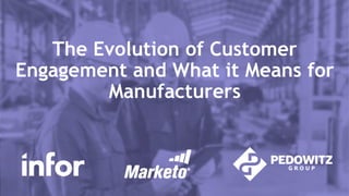 The Evolution of Customer
Engagement and What it Means for
Manufacturers
 