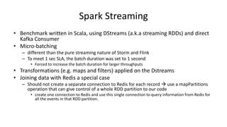 Performance Comparison of Streaming Big Data Platforms | PPTX