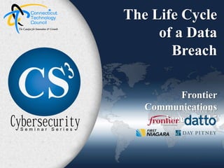 Click to edit Master title style
6/3/2015 1
The Life Cycle
of a Data
Breach
Frontier
Communications
June 3, 2015
Sponsored by:
 