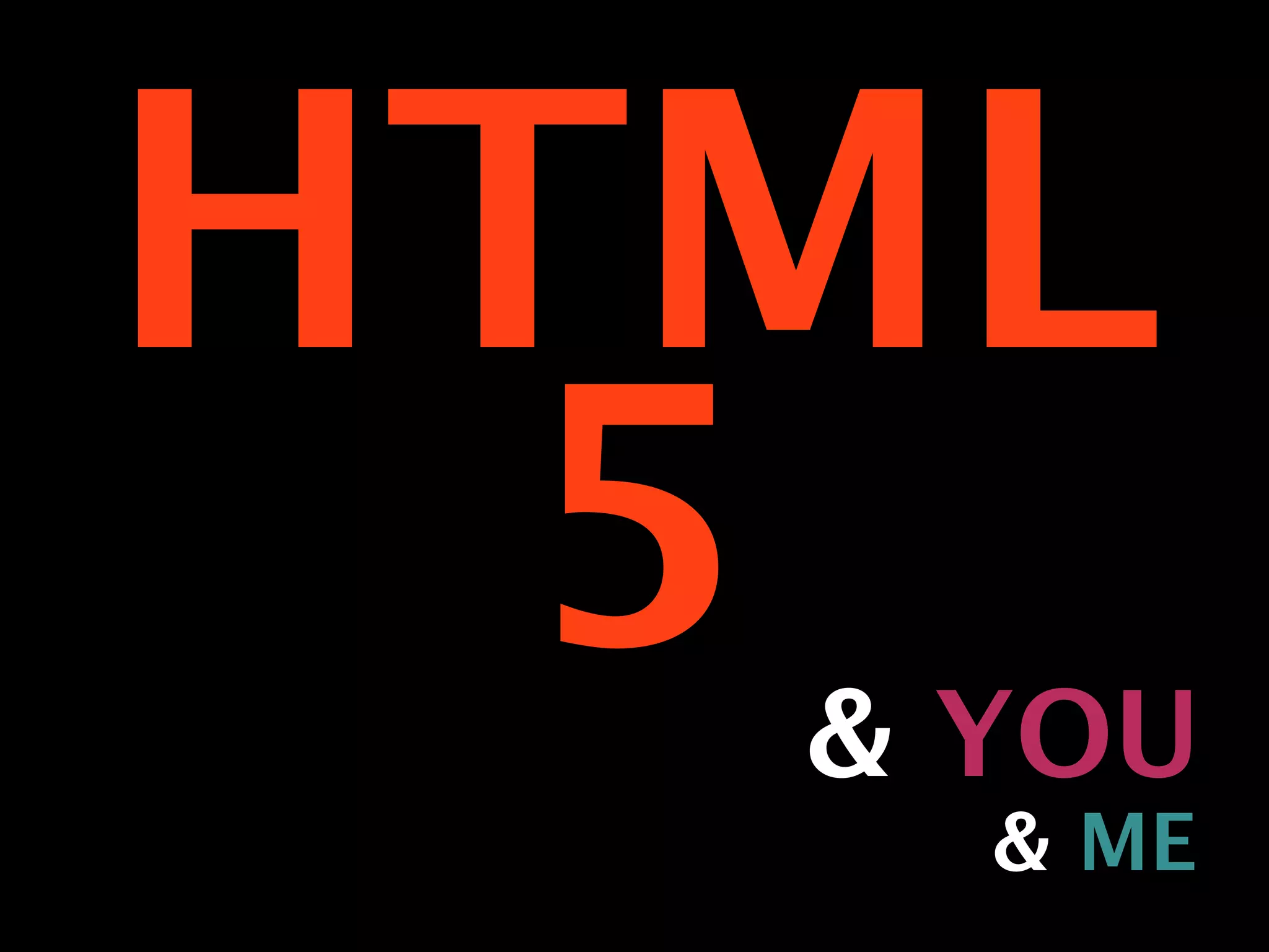 What designers need to know about HTML5 and CSS3 | PPT