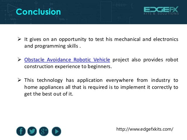 obstacle avoiding robot applications