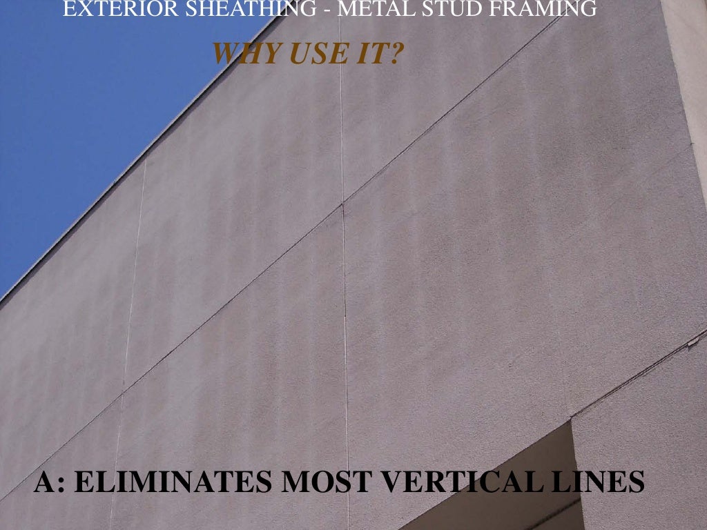 Exterior Portland Cement Plaster Assemblies