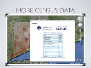 MORE CENSUS DATA
 