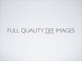 FULL QUALITY TIFF IMAGES
 