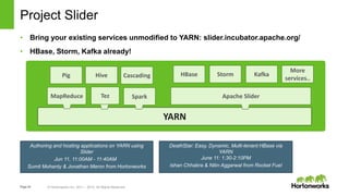 Apache Hadoop YARN: Past, Present and Future | PPTX